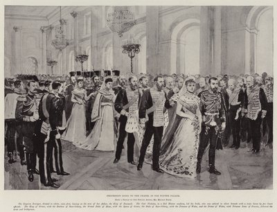 Bryllup af Nicholas II, zar af Rusland af Amedee Forestier